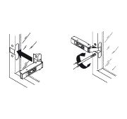 Obrazek Zawias Metalla 315CP nakładany do ramek