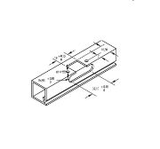 Obrazek Zawias Metalla 315CP nakładany do ramek