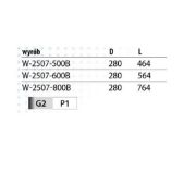 Obrazek Ociekarka standardowa 2-poziomy L-800 biała