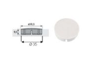 Obrazek Zaślepka otworu po zawiasie 02 fi35mm biała