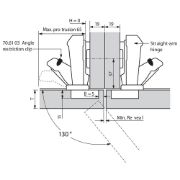 Obrazek 71T6550 zawias 170` clip top
