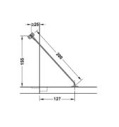 Obrazek Ogranicznik kąta otwarcia frontu brąz