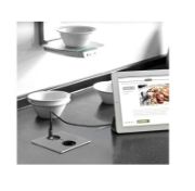 Obrazek Gniazdo Duplex 1xSchuko USB A+C stal nierdzewna