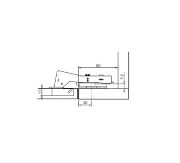 Obrazek Zawias Metalla+ równoległy z hamulcem