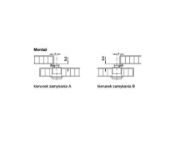 Obrazek Zamek ryglowy naciskowy do drzwi przesuwnych A