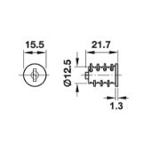 Obrazek Wkładka Symo zamknięcię powtarzalne SH7