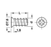 Obrazek Wkręt do drewna Varianta 5x13,5mm op=500szt.
