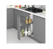 Obrazek Cargo 2-poziomy 15cm Starax lewe chrom prow.BLUM