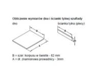 Obrazek Matrix Box P35 L-500 Push-to-Open Soft-Close biały
