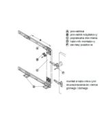 Obrazek Prowadnica Accuride 1319 Infront 1D 400mm