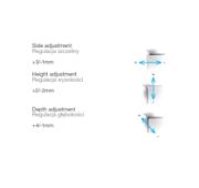 Obrazek Zawias T-type Glissando 110° wewnętrzny