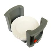 Obrazek Uchwyt na talerze szary