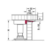 Obrazek Uchwyt zintegrowany AXILO 19mm