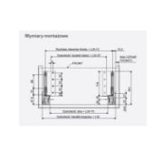 Obrazek Szuflada MATRIX S SLIM L-550mm H-135 czarna