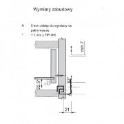 Obrazek 550H3500B prowadnica Tandem L-350 3/4 wysuw