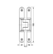 Obrazek Zawias drzwiowy Simonswerk TECTUS TE 240 3D 60kg