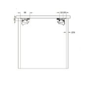 Obrazek Prowadnica Favorit Q7 L-400mm płyta max.19mm
