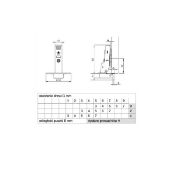 Obrazek Zawias Metalla+ bliźniaczy z hamulcem