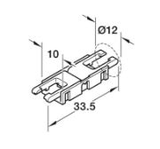 Obrazek Łącznik klipsowy Loox5 do taśmy LED jednokolorowa