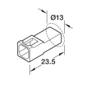 Obrazek Przewód przedłużający Loox5 RGB L-2m 24V