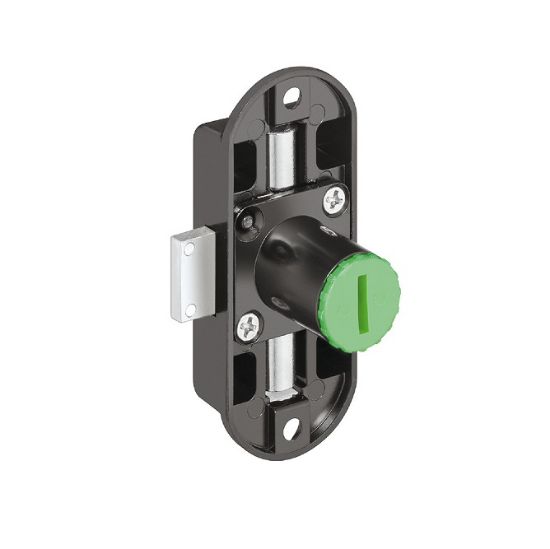 Obrazek Zamek baskwilowy Piccolo-Nova prawy 15mm czarny