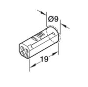 Obrazek Loox5 Przewód zasilający taśmy MW 8mm 24V L-2m