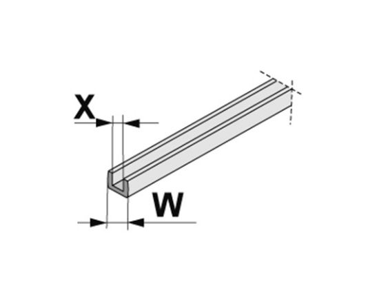 Obrazek Uszczelka bezbarwna symetryczna 4mm