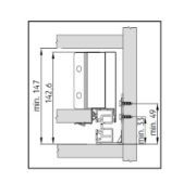 Obrazek Szuflada SEVROLLBOX SLIM L-350 H-116 biały
