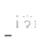 Obrazek Wieszak WM-048 chrom