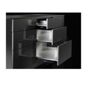 Obrazek Tekform Slimline DW182 500mm szklane boki antarcyt