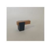 Obrazek Wieszak 2434 drewno + czarny metal