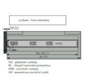 Obrazek Prowadnica kulkowa L-350 VERSALITE TOUCH PRO