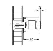 Obrazek Zaślepka do gałki obrotowej Symo 4,2mm
