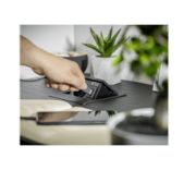 Obrazek Przedłużacz biurkowy AVARO 1xgniazdo 2xUSB czarny