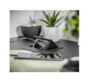 Obrazek Przedłużacz biurkowy AVARO 1xgniazdo 2xUSB czarny