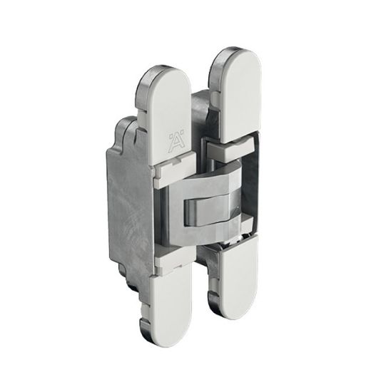 Obrazek Zawias Kubikina chrom mat/biały 3D