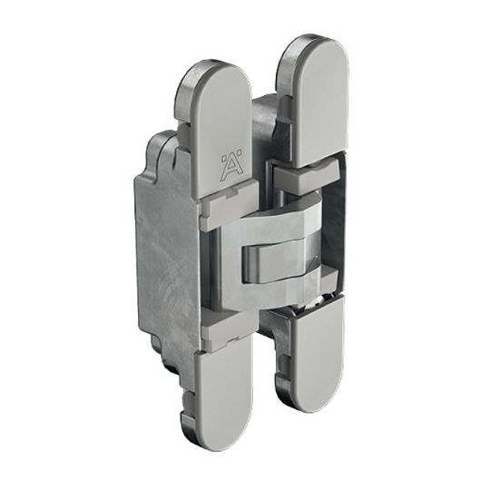 Obrazek Zawias Kubikinia chrom mat/szary. 3D