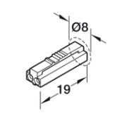 Obrazek Przewód zasilający Loox5 do taśmy 1-kolor. 2m 24V