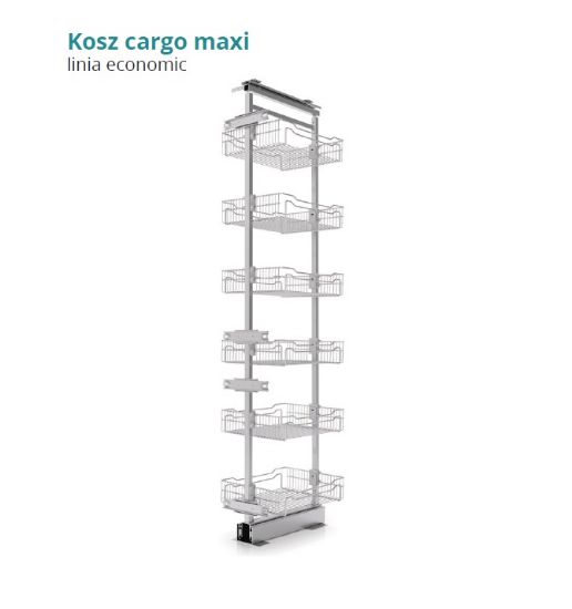 Obrazek Kosz CARGO MAXI 40 5 półek H-1710-1910mm