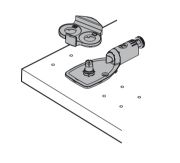Obrazek Hamulec do podnośnika Maxi Up nikiel