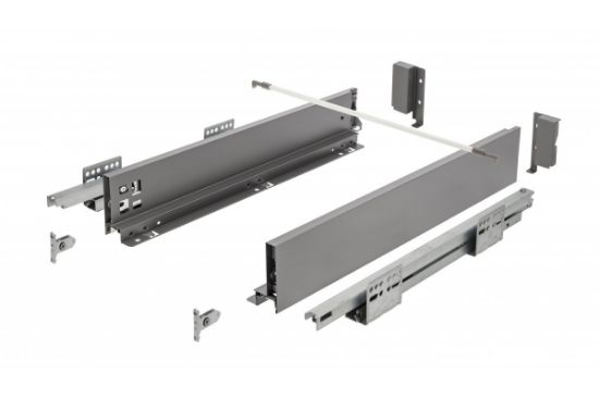 Obrazek Szuflada AXISPRO push to open 400mm antracyt H84