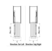 Obrazek Cargo 2-poziomy 30cm Starax prawe chrom prow.BLUM