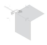 Obrazek Ogranicznik otwarcia ze stali długość 150mm prawy