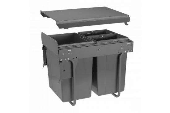 Obrazek Segregator PRACTI ECO 400 1x20L 2x10L antracyt