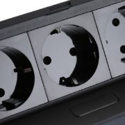 Obrazek Przedłużacz biurkowy SOFT 3x gniazdo  czarny