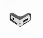 Obrazek Kątownik meblowy FS02 100 szt. czarny matowy