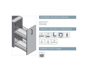 Obrazek Kosz MovixPro 400mm 2poz antracyt