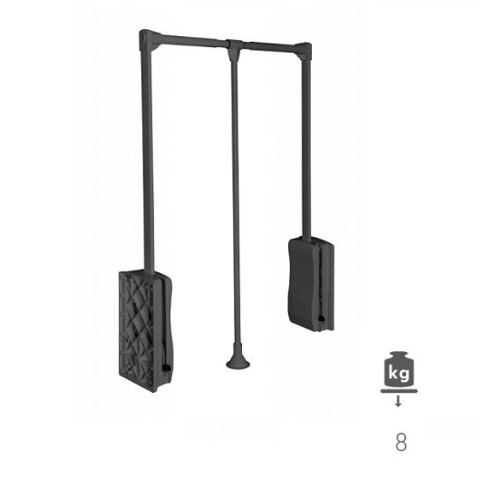 Obrazek Pantograf z podnoś.olejowym 645-910mm  antracyt