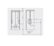 Obrazek Pantograf z podnoś.olejowym 875-1200mm  antracyt