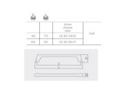 Obrazek Uchwyt UZ-G2 L-160 chrom